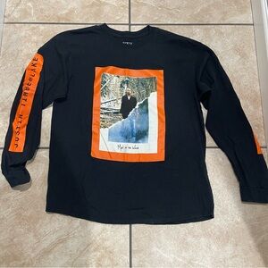 Justin Timberlake Man Of The Woods Long Sleeve T-shirt - Men’s Size Medium